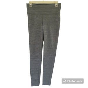 Athleta Space Dye Chaturanga Grey Tight Leggings Size Sm